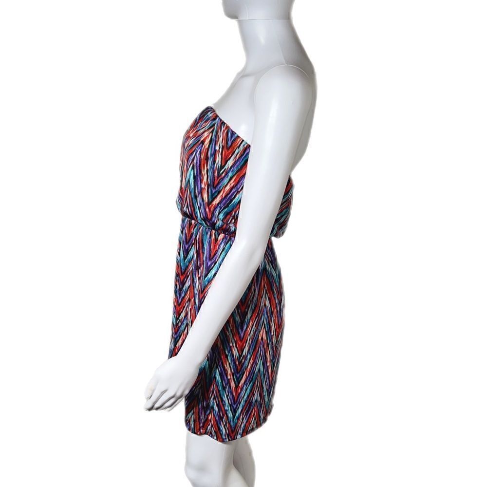 Chevron Strapless Sundress